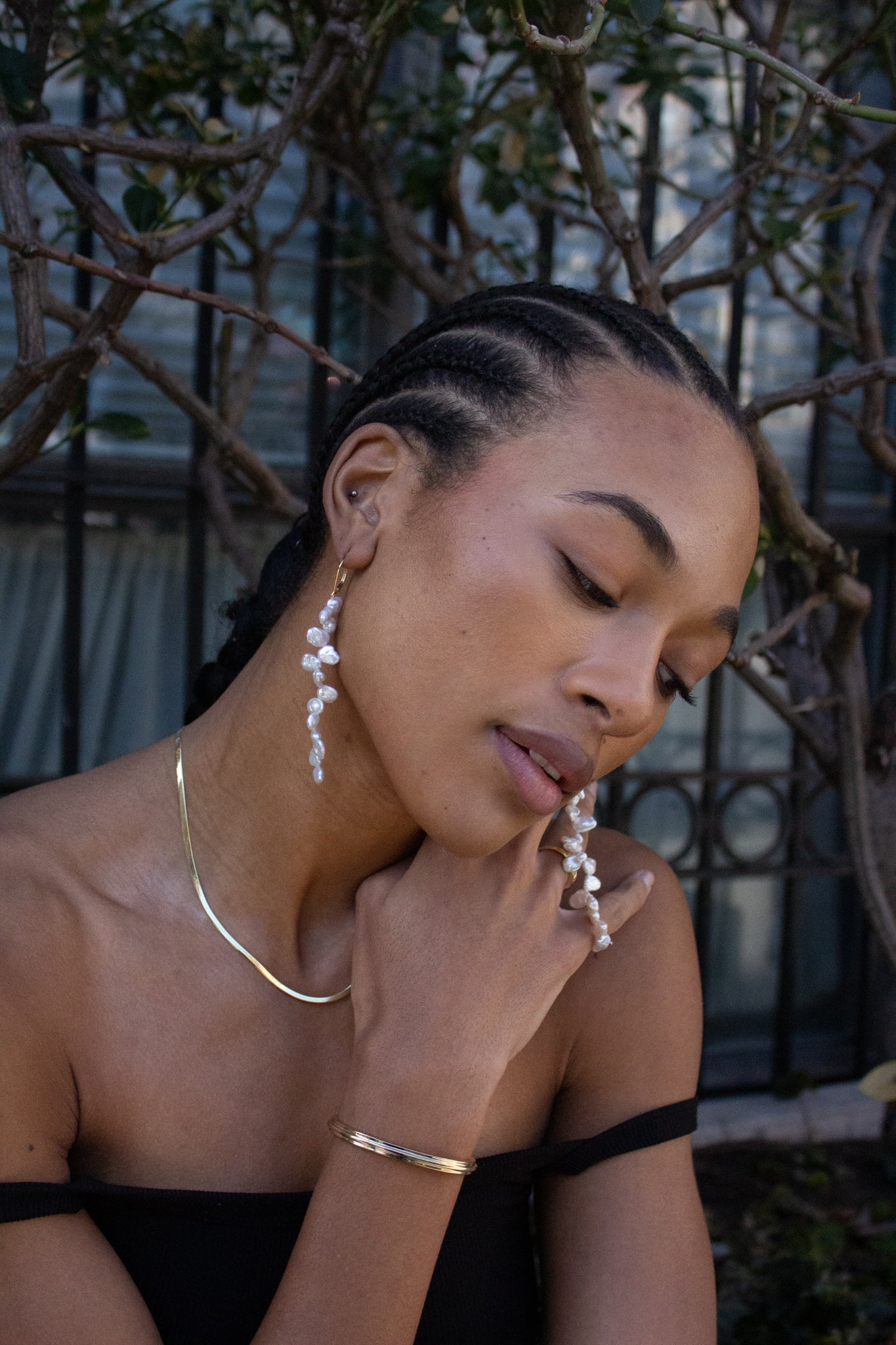 Skinny Herringbone Chain