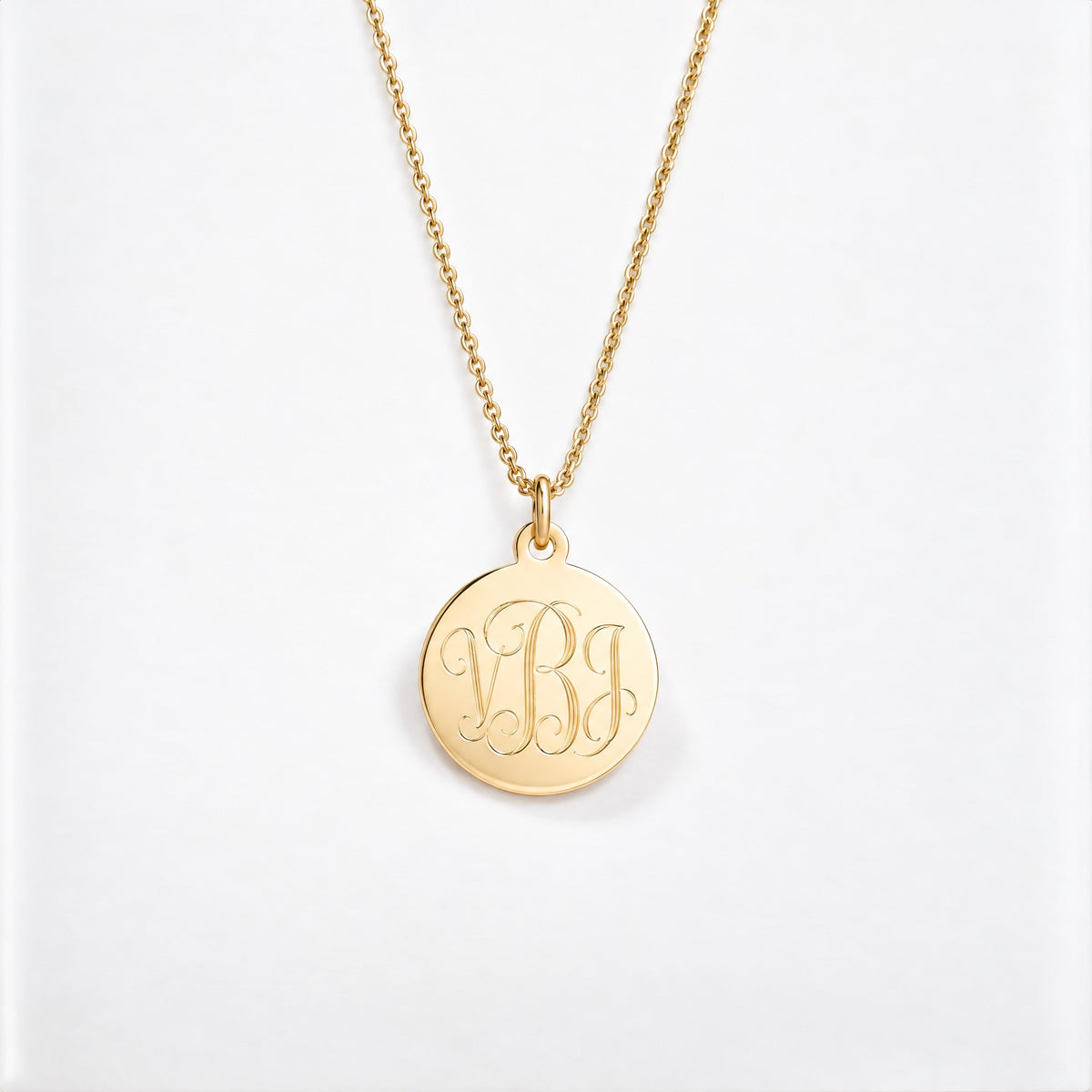 Medium Circle Pendant Necklace