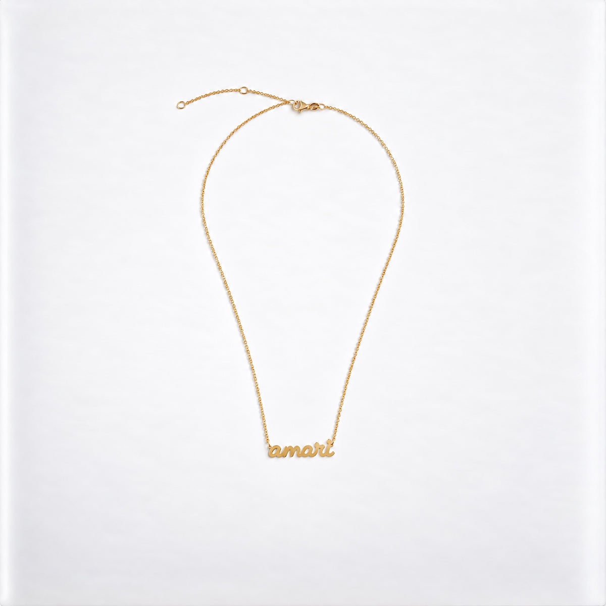 14k Mini Name Necklace