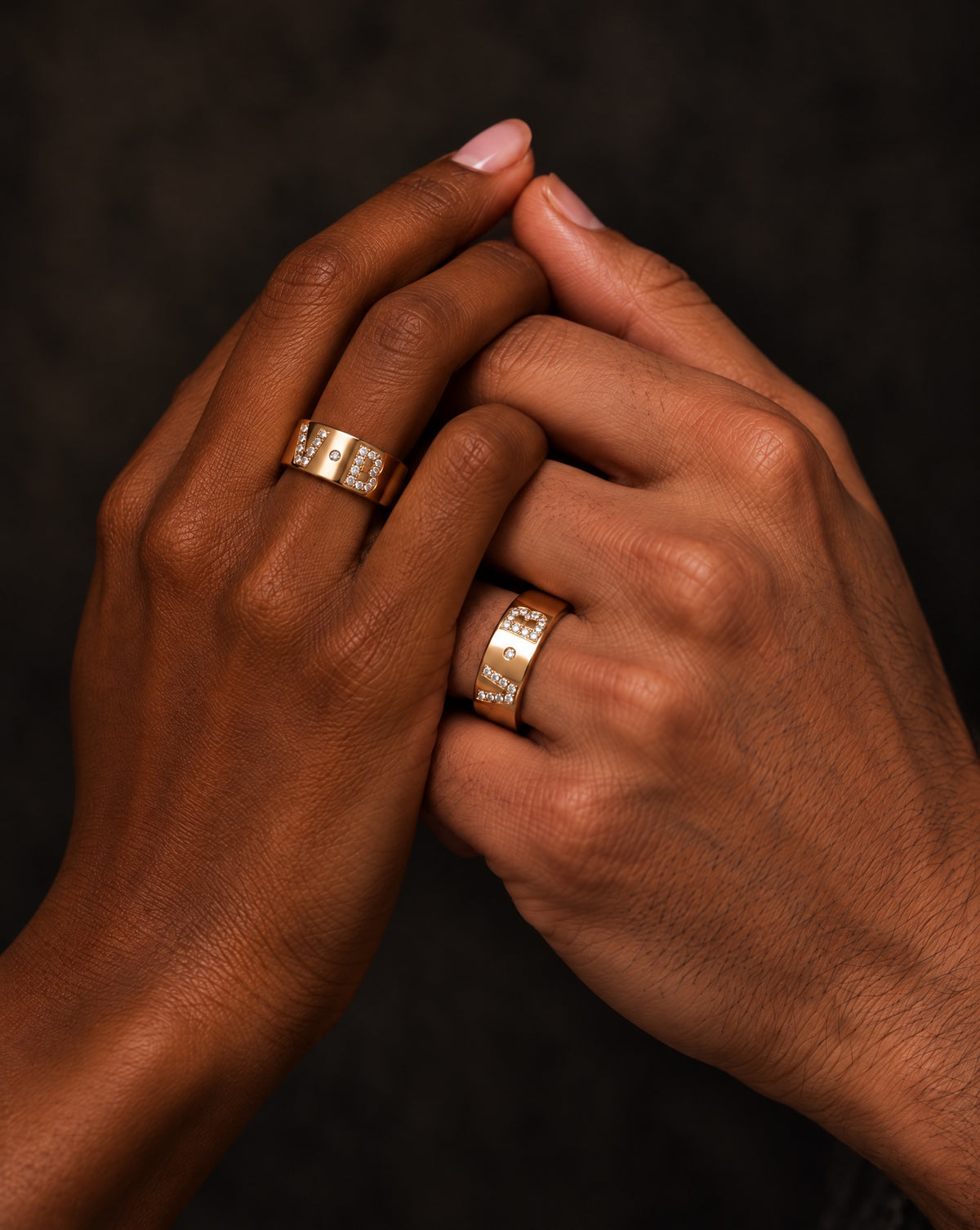 Diamond Initial Band