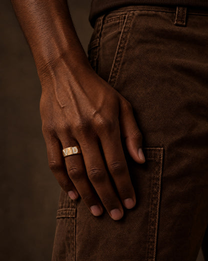 Diamond Initial Band