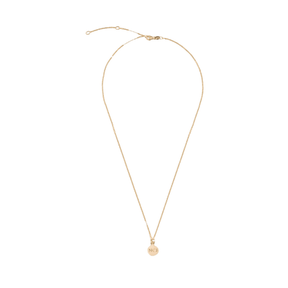 Mini Circle Pendant Necklace